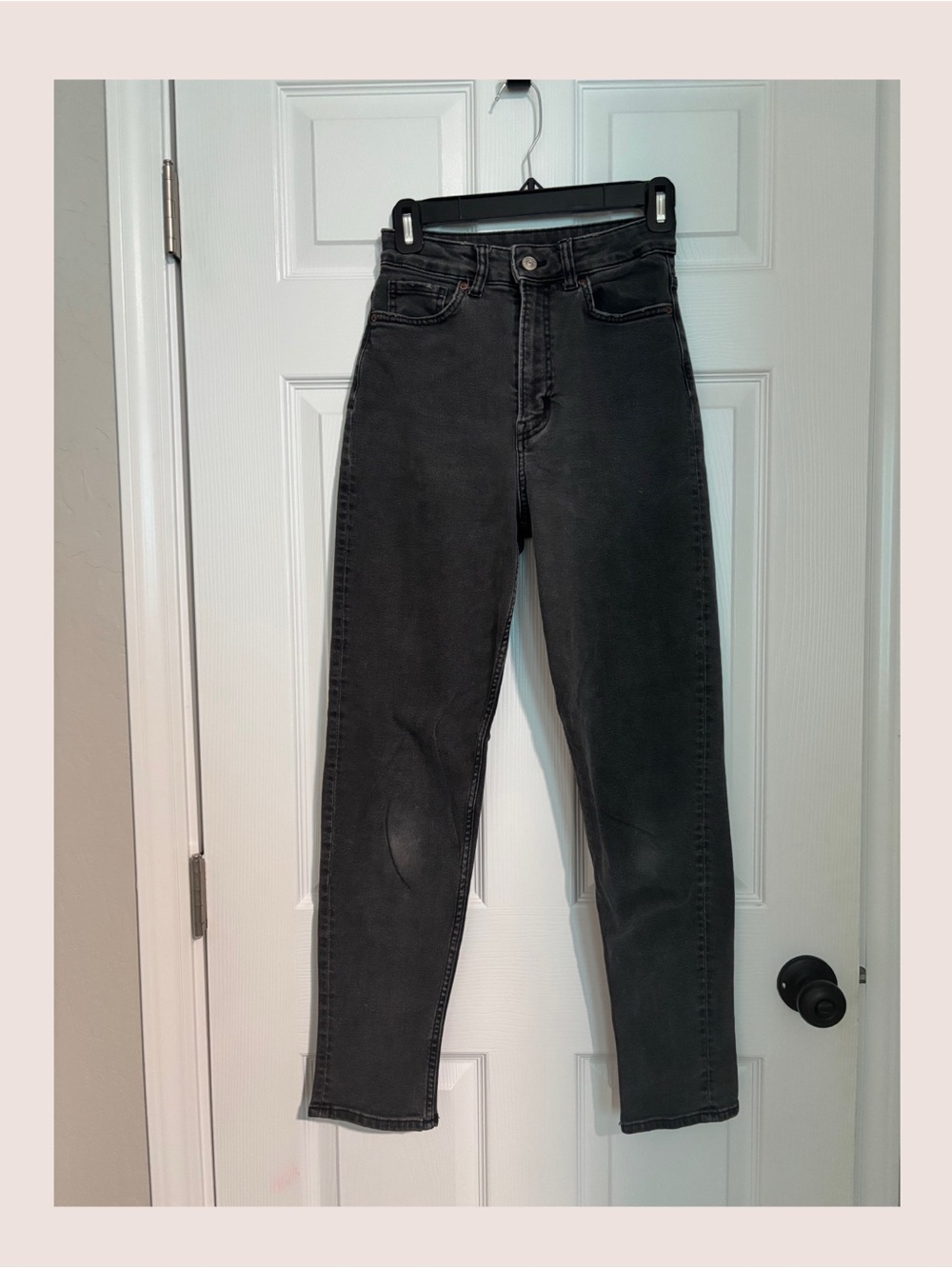 H&M High-Rise Black Jeans